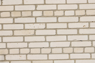 Gray background of white building silicate brick