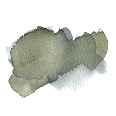 set watercolor spot dark black