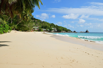 Fototapeta na wymiar Tropical beach, Seychelles