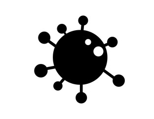 Virus icon (coronavirus). Vector image. Science and medicine.