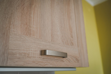 wooden cabinet with folders