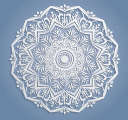 Cards or invitations with mandala pattern.Vector vintage hand-drawn highly detailed mandala elements. Luxury lace festive ornament card. Islam, Arabic, Indian, Turkish, Ottoman, Pakistan motifs.