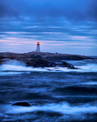 lighthouse at dramatic sunrise © Igor