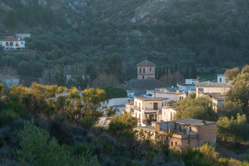 Fototapeta na wymiar The small town of Yator in the province of Granada (Spain)