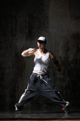 Fototapeta premium young modern hip hop male dancer