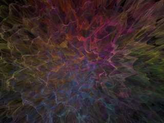 surreal futuristic digital 3d design art abstract background fractal illustration for meditation and decoration wallpaper