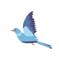 Icon of bird dove flying in sky. Flat cartoon character design. Cute peace pigeon silhouette template. Vector illustration isolated on white background..