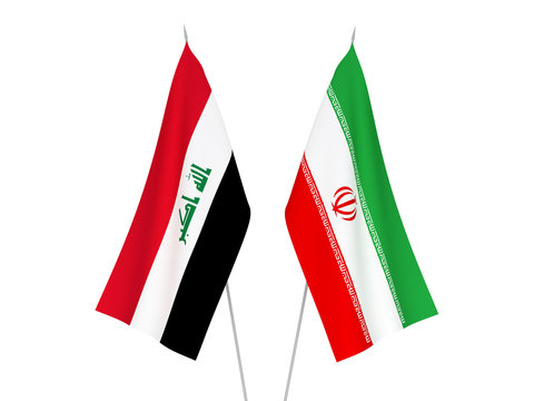 Iran And Iraq Flags