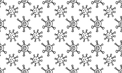 coronavirus in china. can be used in print. Pattern illustration