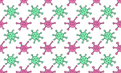 coronavirus in china. can be used in print. Pattern illustration