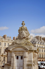 Beautiful Architectural Buildings In Paris, France. Paris Is The Global Center For Art, Fashion, Gastronomy And Culture In Europe
