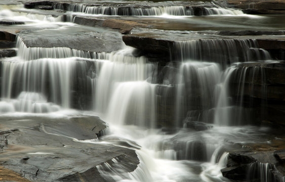 Closeup of Lakhaniya Dari Water Fall
