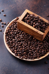 Roasted coffee beans
