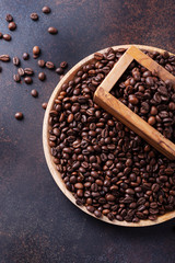 Roasted coffee beans