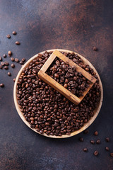 Roasted coffee beans