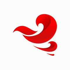 fire bird logo template