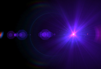 Modern lens flare red background streak rays (super high resolution)