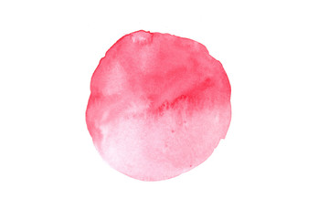 Watercolor paintings with artistic Colorful abstract images on white paper. Watercolor concept.