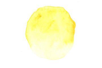 Watercolor paintings with artistic Colorful abstract images on white paper. Watercolor concept.