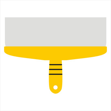 recommend clip art: Spatula with a handle. Building tool. Putty tool.
