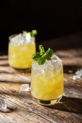 Summer cold cocktail