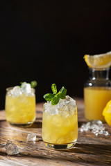 Summer cold cocktail