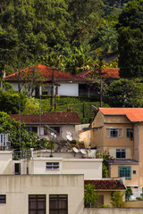 Fototapeta na wymiar View of the city of Teresópolis, Rio de Janeiro, Brazil