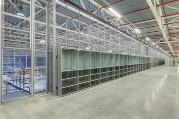 Interior of a modern warehouse