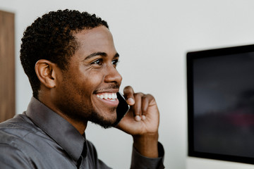 Business person calling on the phone