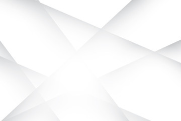 Fototapeta premium Abstract geometric white and gray color background. Vector, illustration.
