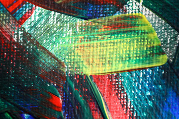 Artists talented multicoloured drawing