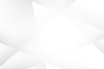 Obraz premium Abstract geometric white and gray color background. Vector, illustration.