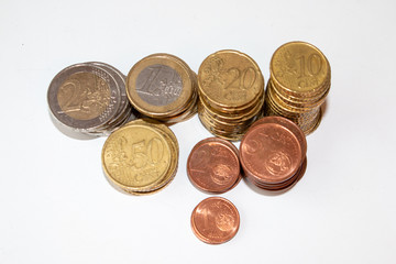 Todas las monedas de Euro clasificadas por su valor