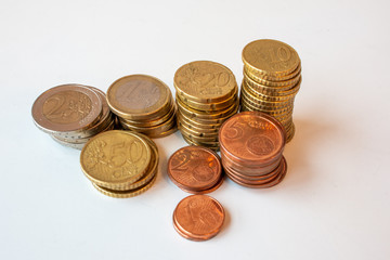 Todas las monedas de Euro clasificadas por su valor