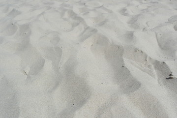 white sand background. fine white sand close. sand like flour