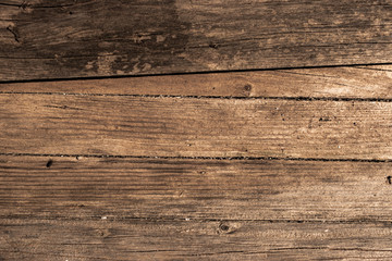 Naklejka premium old brown rustic wooden texture