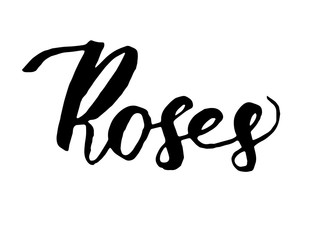 Handwritten vector word 