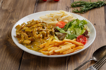 grilled chicken sandwich with chicken sauce