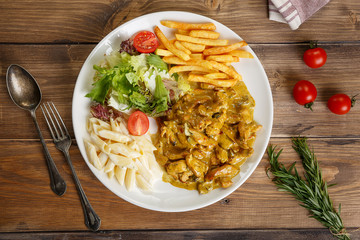 grilled chicken sandwich with chicken sauce