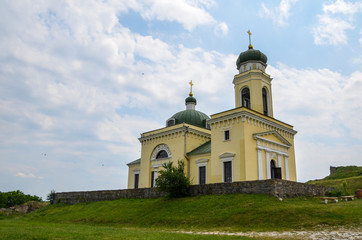 Khotyn orthodox church of Alexander Nevsky is located on the hill  near the castle above the...