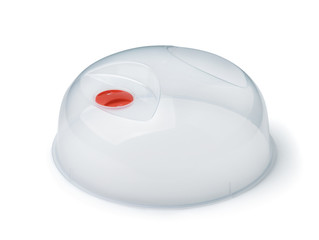Plastic microwave plate cover