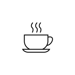 Coffee cup icon, Coffee cup sign and symbol vector design
