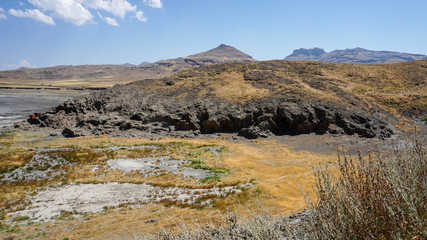 Beautiful Iranian mountains on the road to the city of Urmia