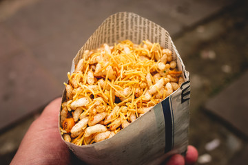 Kolkata's famous street food - Jhalmuri 