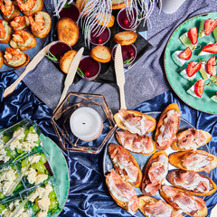 Snacks for the festive table