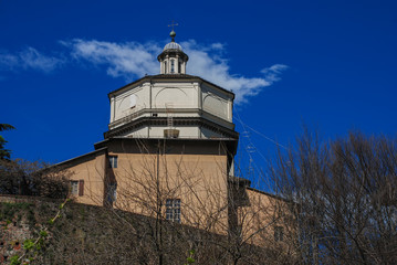 Fototapeta na wymiar The Church of Santa Maria al Monte dei Cappuccini in Turin, Italy