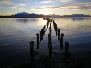 Muelle antiguo, Puerto Natales, Chile