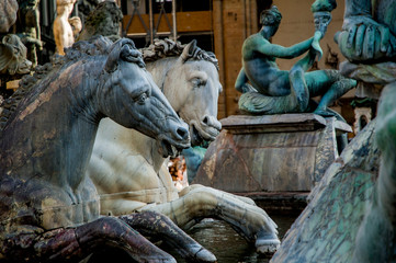 horse statue in rome italy