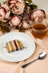 chocolate cake with nuts