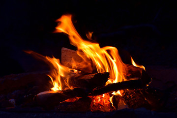 Lagerfeuer in Schweden	